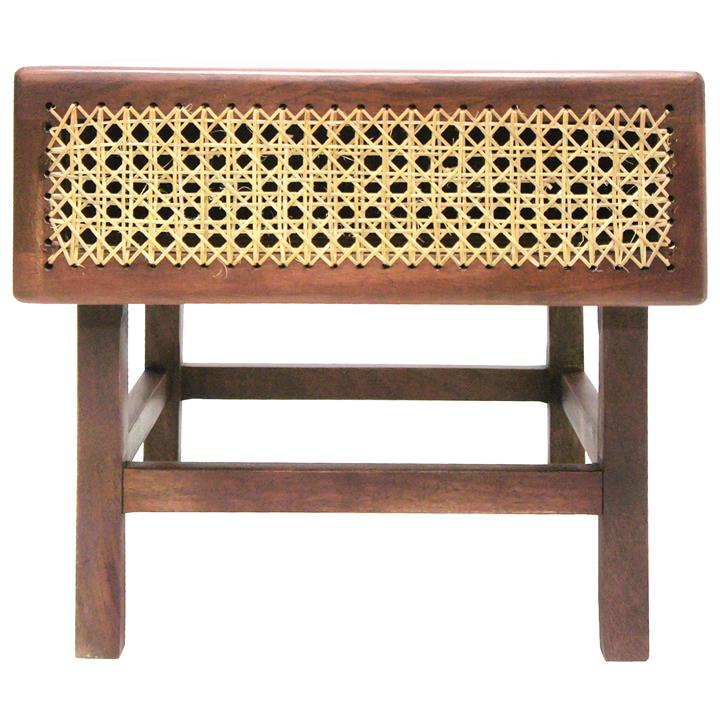 Lorado Mango Wood & Cane Bedside Table by BANYAN HOME Style Sourcebook