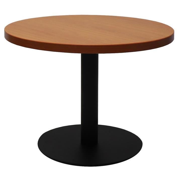 Estilo Round Coffee Table, 60cm, Cherry / Black by Rapidline Style