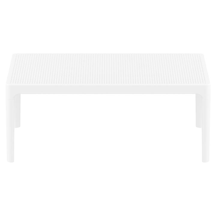 Siesta Sky Commercial Grade Indoor / Outdoor Coffee Table, 100cm, White