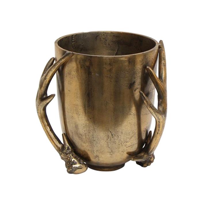 Antler Metal Wine Bucket by French Country Collection Style Sourcebook