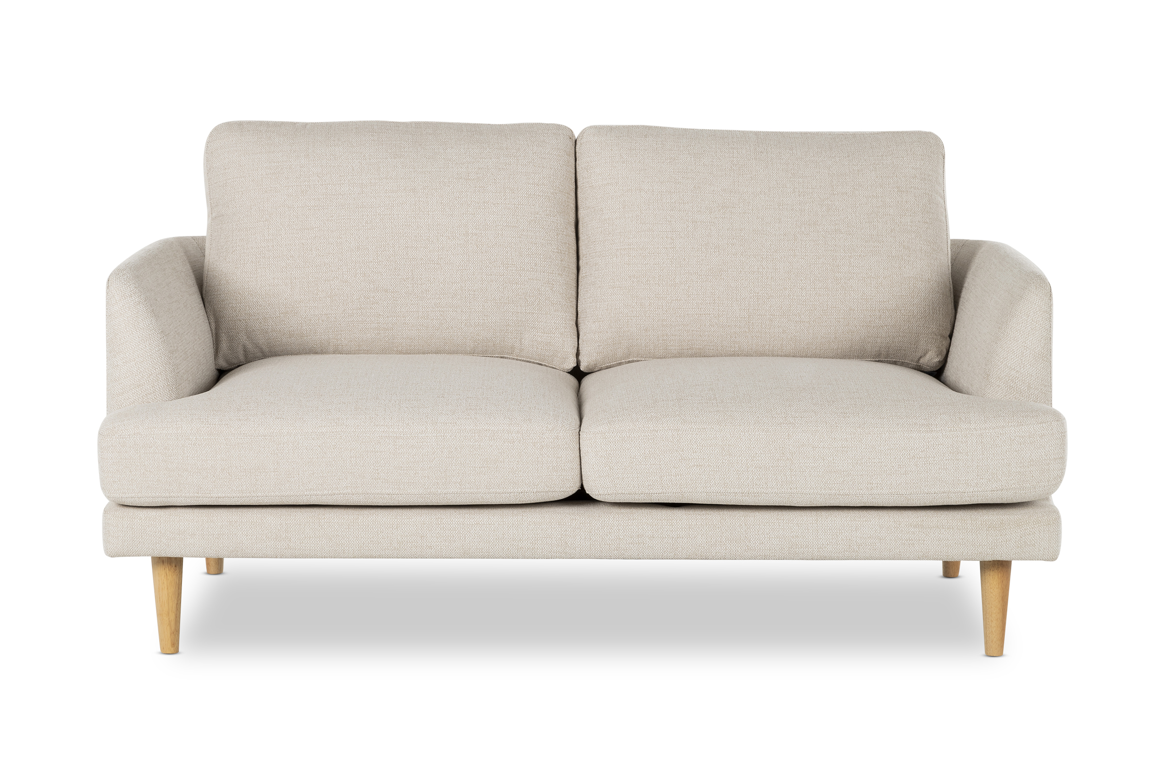 Alice Modern 2 Seat Sofa, Beige, by Lounge Lovers by Lounge Lovers