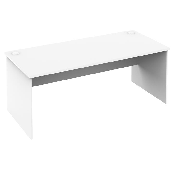 Colins Executive Office Desk, 180cm, White by Furniture Style