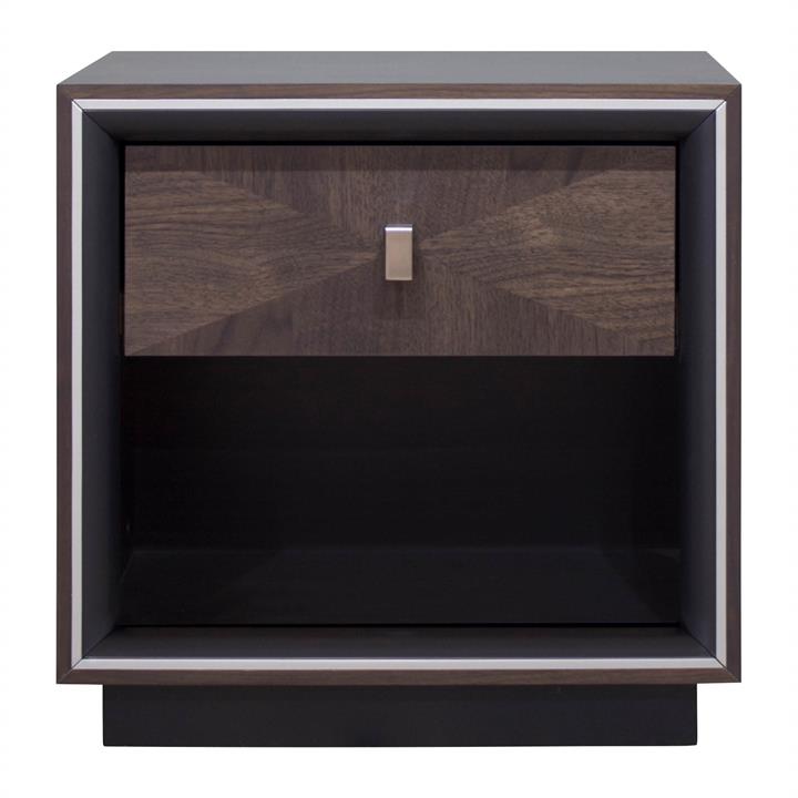 Stainley American Walnut Bedside Table by Millesime Style Sourcebook