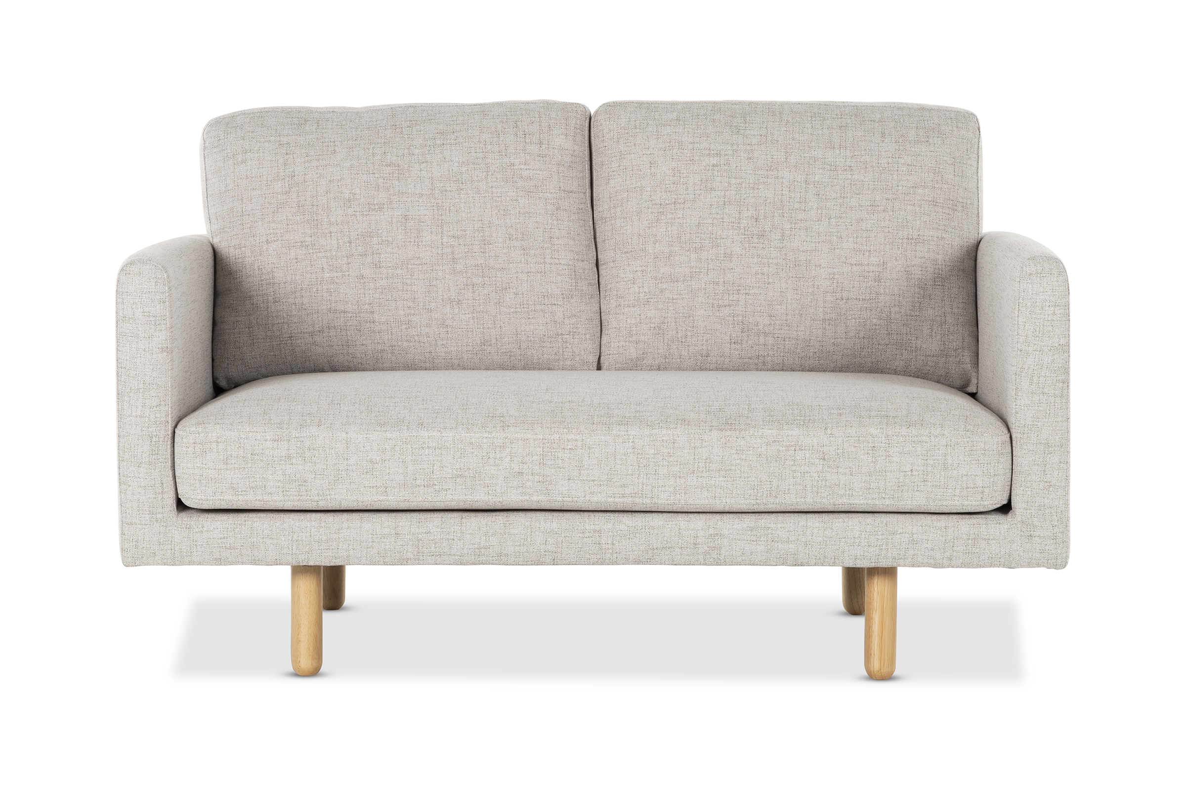 Noah 2 Seat Sofa, Light Grey, by Lounge Lovers by Lounge Lovers Style