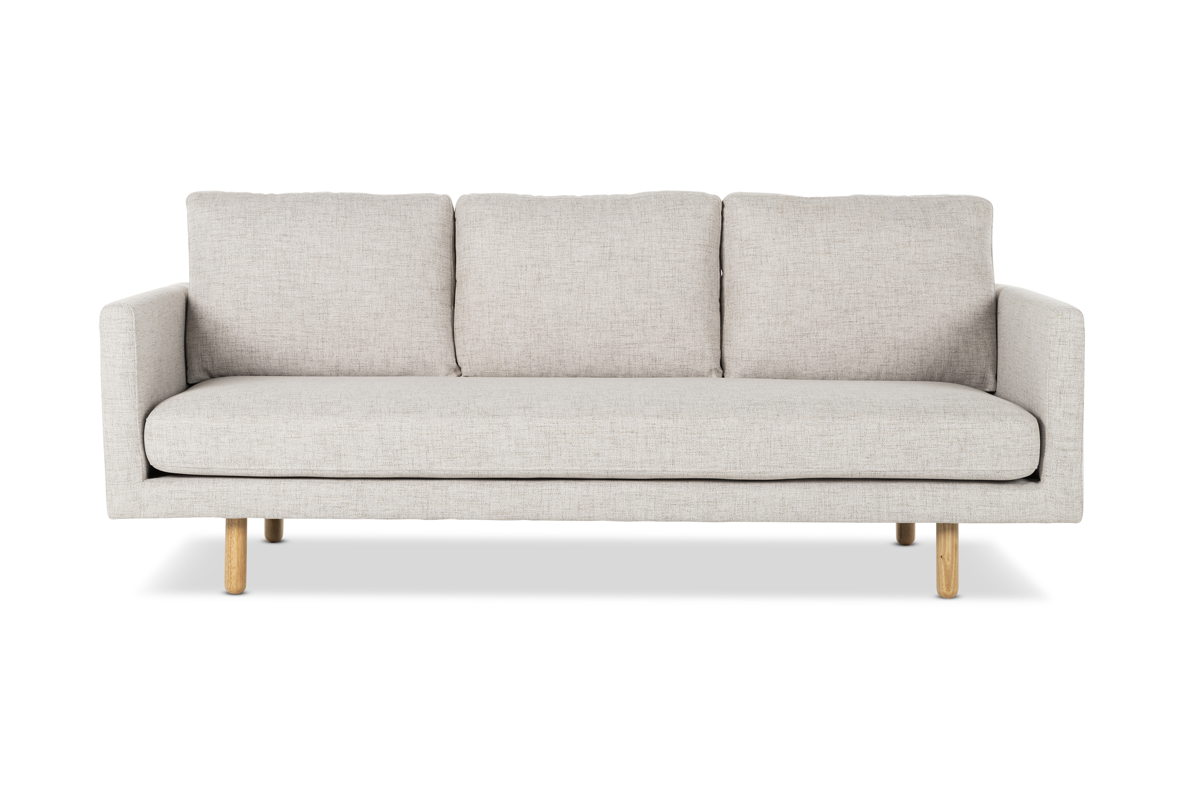 Noah 3 Seat Sofa Light Grey By Lounge Lovers By Lounge Lovers Style Sourcebook