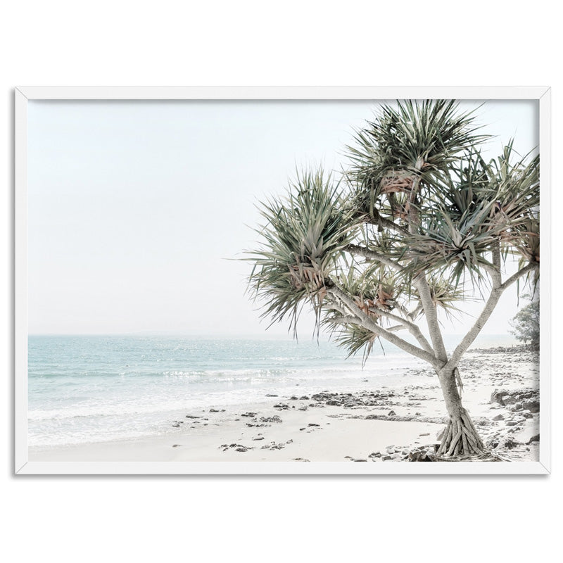 Noosa Coastal Beach View III Art Print by Print and Proper Style Sourcebook
