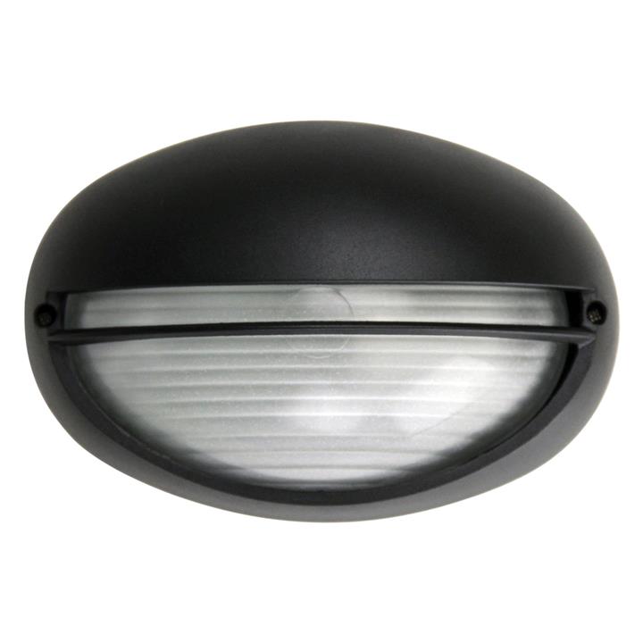 Galaxy Eyelid Outdoor Wall/Ceiling Bunker Light in Black by Oriel