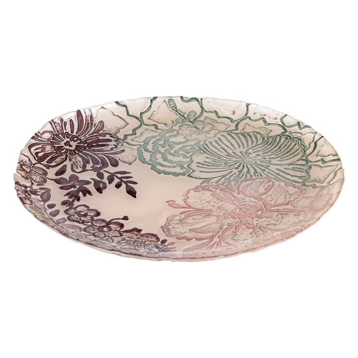 Dalia Handmade Glass Plate by Amalfi by Amalfi Style Sourcebook