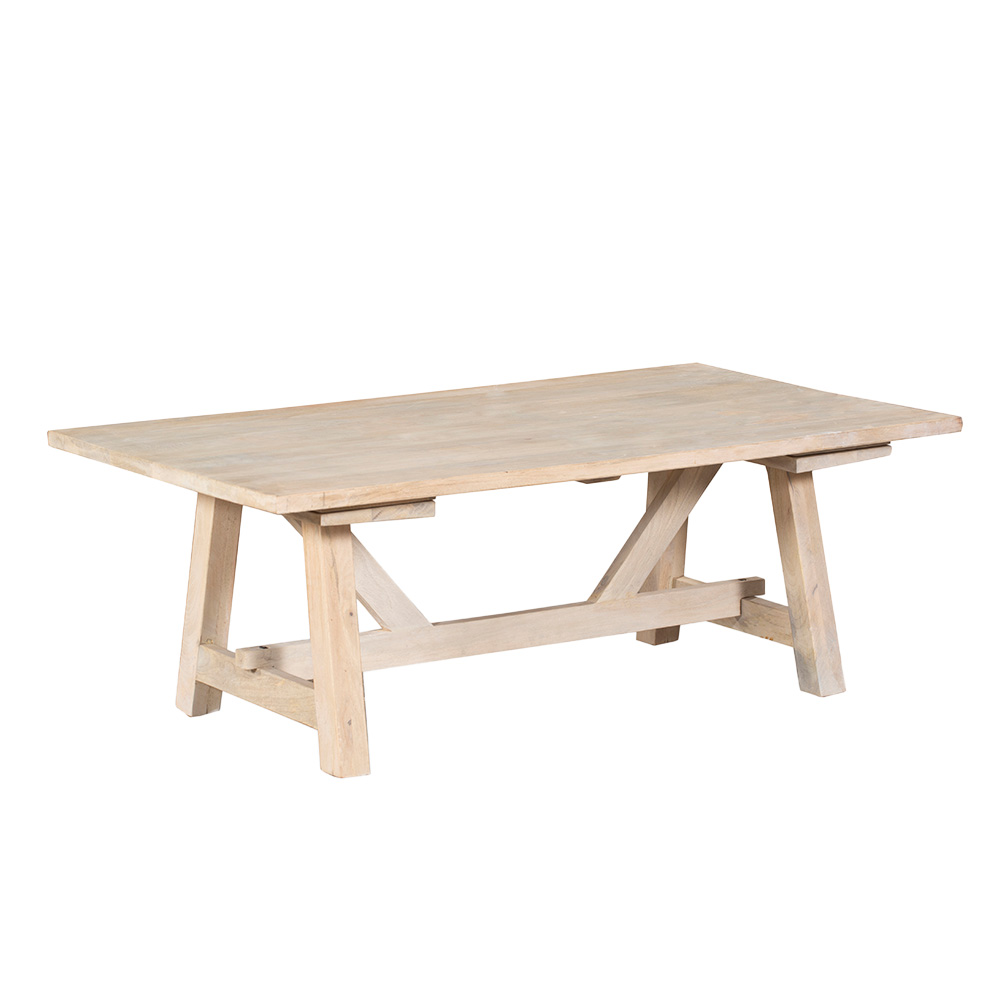 Hamptons Coffee Table White Wash by James Lane Style Sourcebook