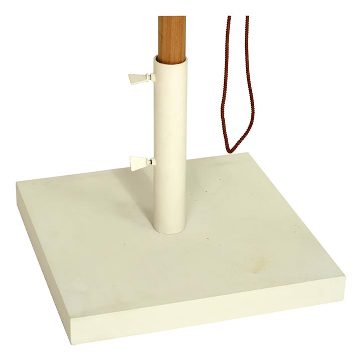 Carrillo Outdoor Parasol Stand in White by Abide Interiors by Abide