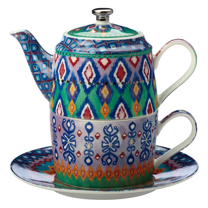 Teas & C's Zanzibar Tea for One with Infuser in Blue by Maxwell
