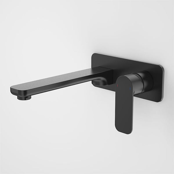 Caroma Luna Wall Basin/Bath Mixer Black by Caroma Style Sourcebook