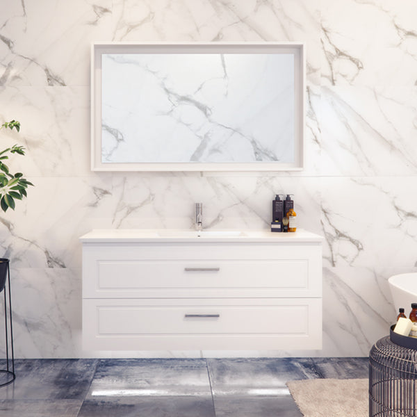 Timberline Nevada Plus Classic Wall Hung Vanity with Ceramic Top by