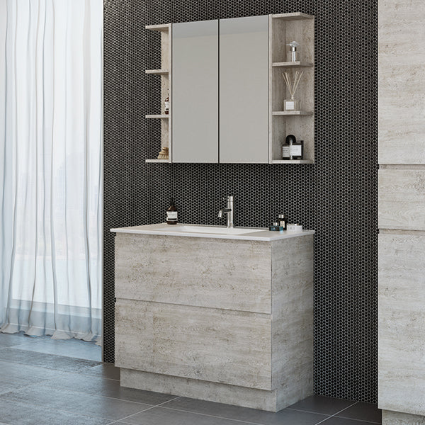 Timberline Nevada Plus Floor Standing Vanity with Alpha Ceramic Top by