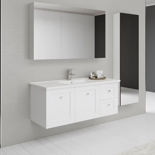 Timberline Victoria Wall Hung Vanity with Alpha Ceramic Top by