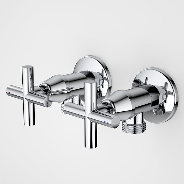 Caroma Coolibah Classic Cross Washing Machine Tap Set Chrome by Caroma