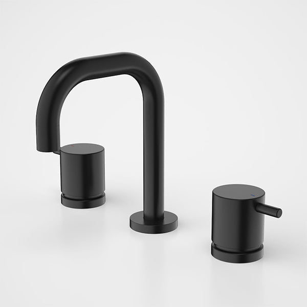 Caroma Luna Lever Basin Tap Set Black by Caroma Style Sourcebook