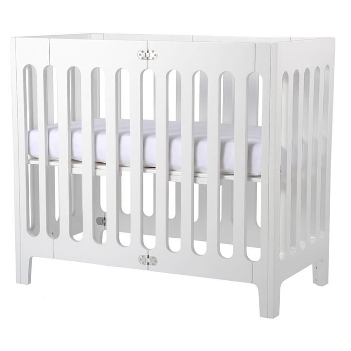 Alma Mini Urban Cot in White by bloom by bloom Style Sourcebook