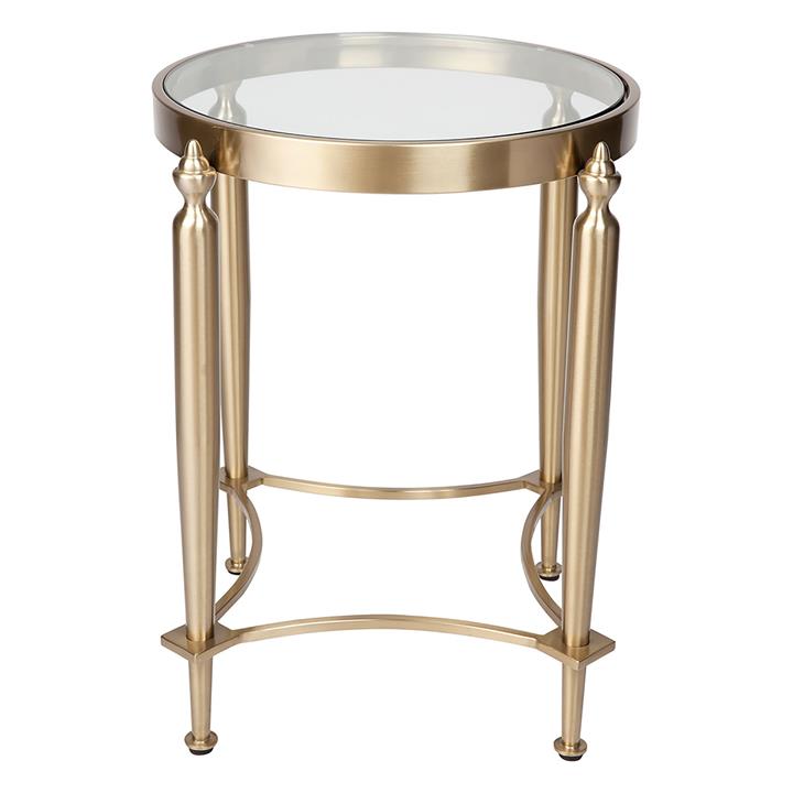 Jak Side Table in Gold by CAFE Lighting & Living by CAFE Lighting