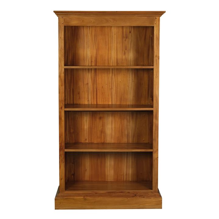 Barros Mahogany Bookshelf in Light Pecan by Kayu Estate by Kayu Estate