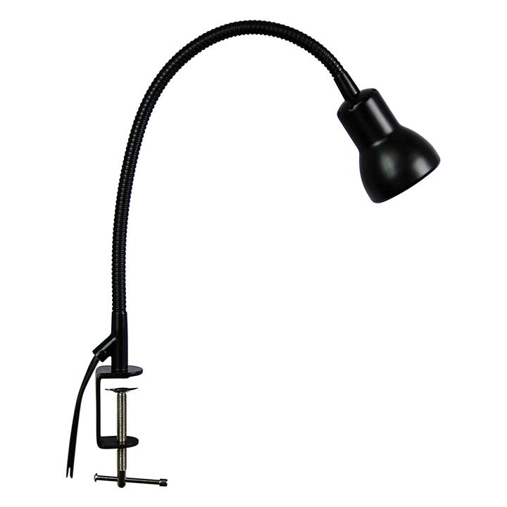 Scope Clamp Desk Lamp in Black by Oriel Lighting by Oriel Lighting