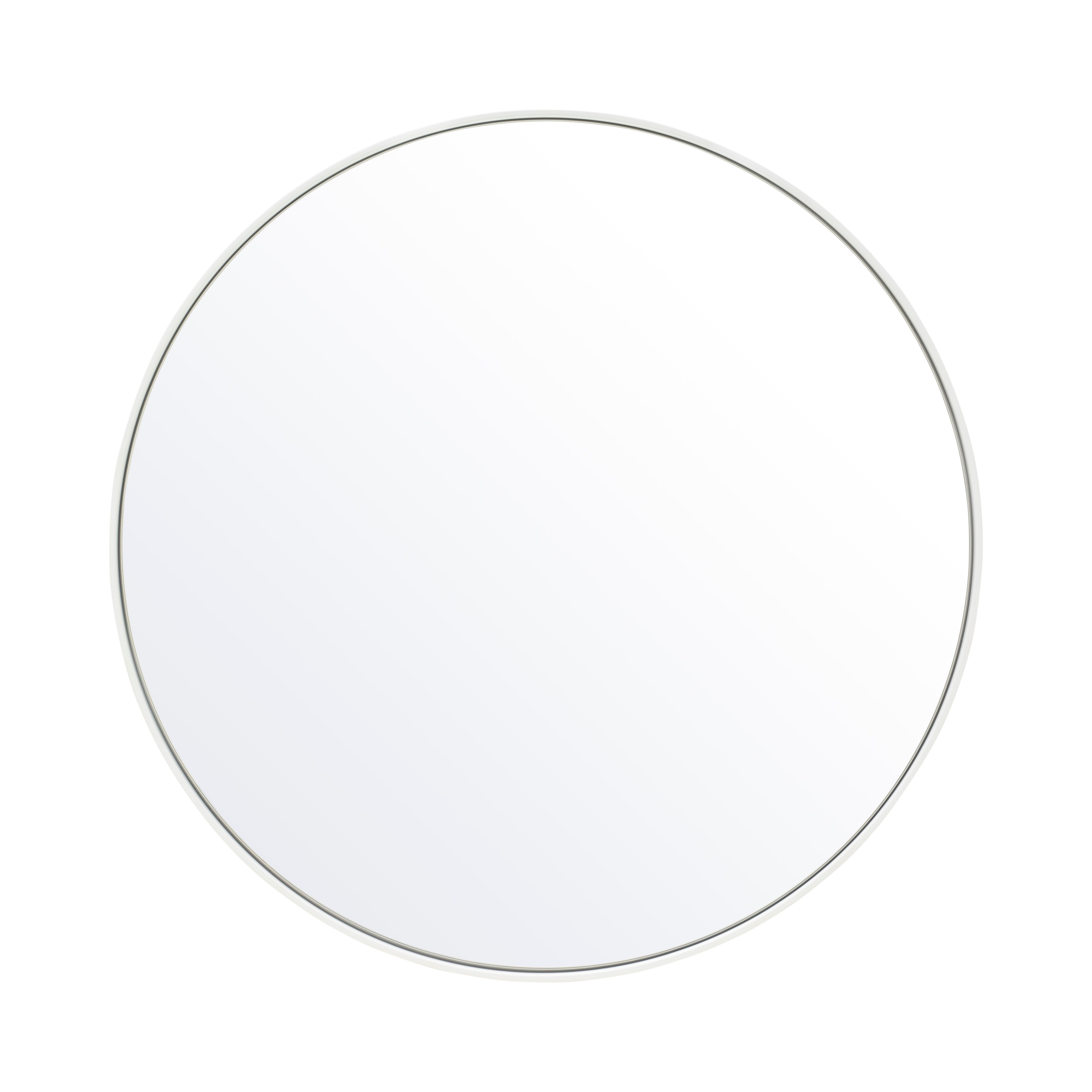 Studio Round Mirror, White 120cm by Granite Lane Style Sourcebook
