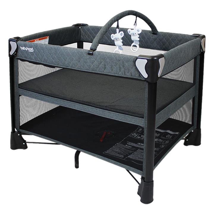 UNO Portacot in Grey by Babyhood by Babyhood Style Sourcebook