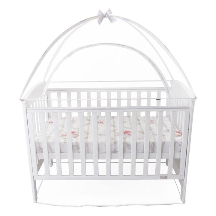 Cot Compact Size Canopy Net in White by Babyhood by Babyhood Style