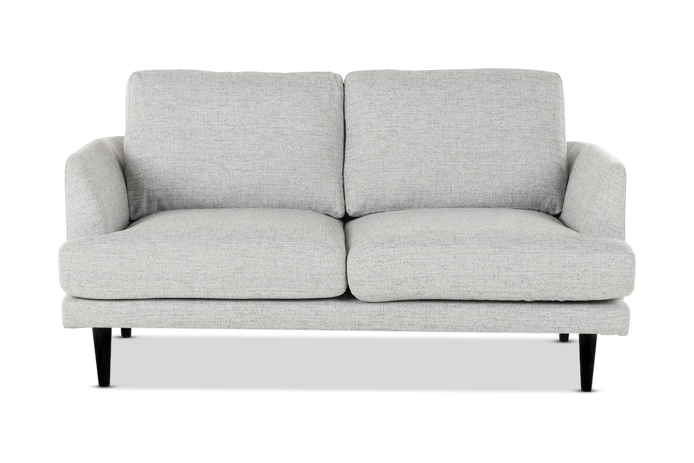 Alice Modern 2 Seat Sofa, Light Grey, by Lounge Lovers by Lounge Lovers