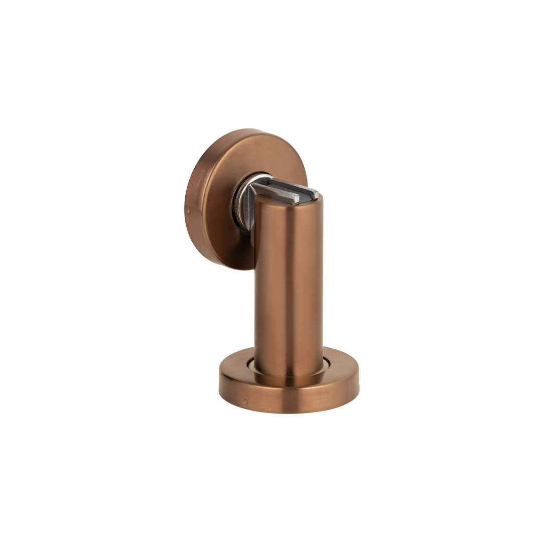 Kolton Door Stop Brushed Copper by ABI Interiors Pty Ltd Style