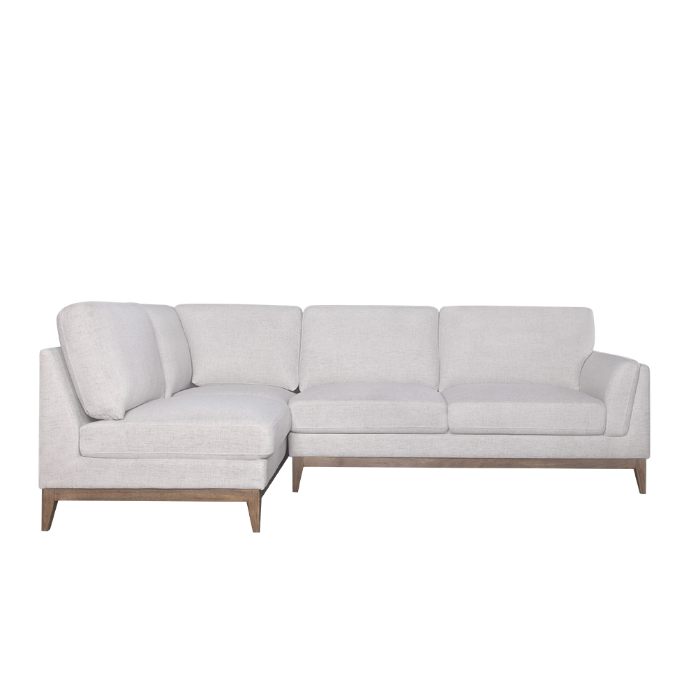 Mimi Luna Almond Corner Sofa Left Hand Facing by James Lane Style