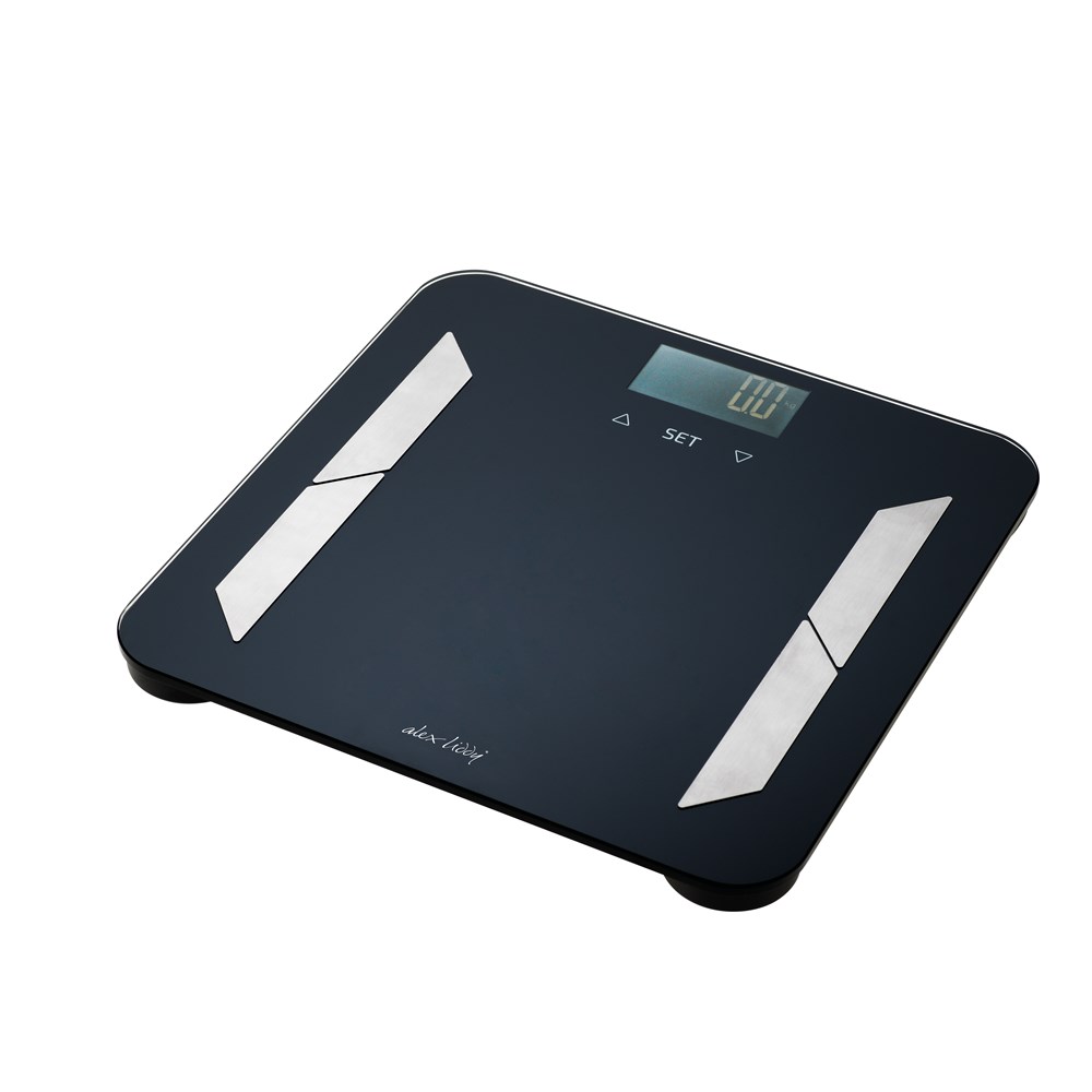 Alex Liddy Bathroom Body Fat Scale Black by Alex Liddy Style Sourcebook