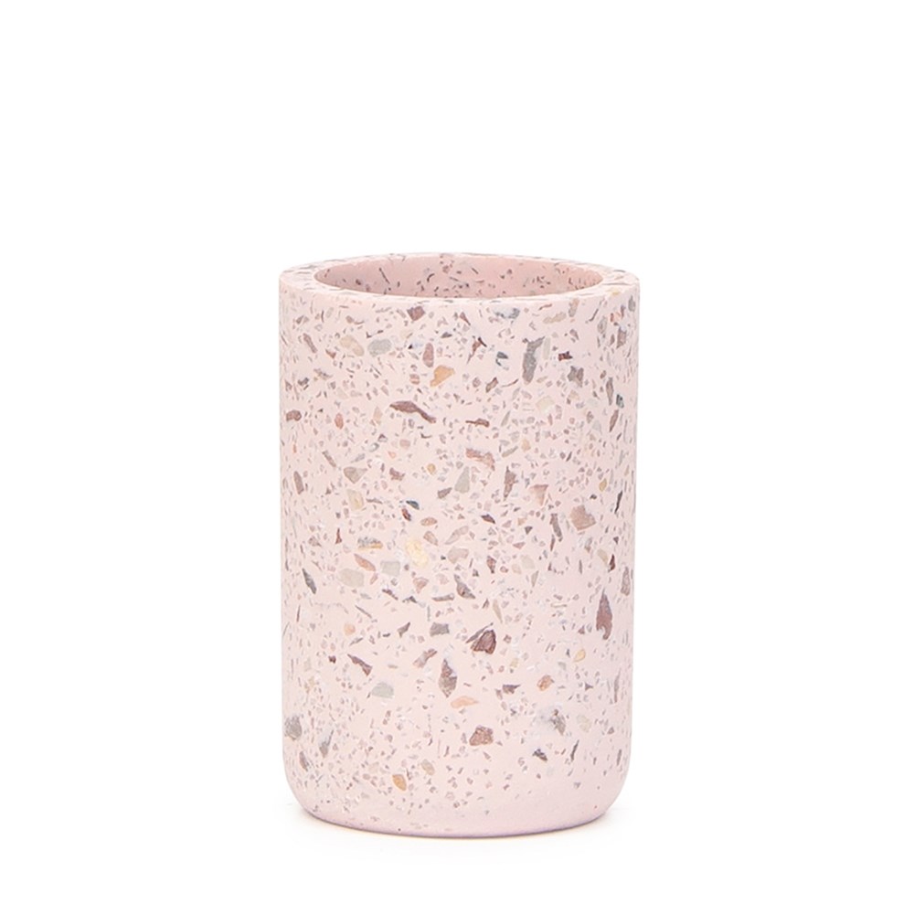 Salt & Pepper Venice Toothbrush Tumbler Blush by Salt & Pepper Style