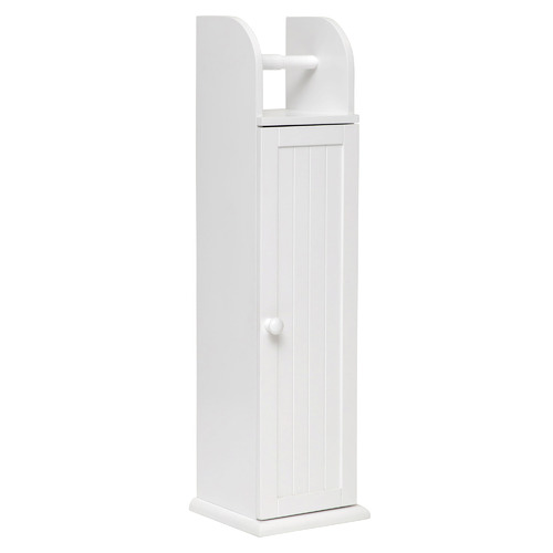 White Classic Toilet Roll Holder Storage by Temple & ster