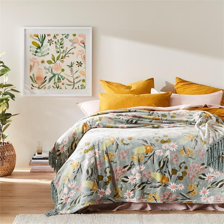 Adairs Supersoft Banksia Blanket Banksia by Adairs Style Sourcebook