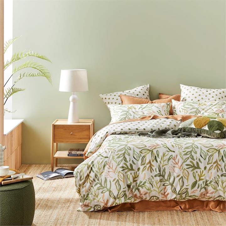 Adairs Retreat Green Quilt Cover Set - Quiltcoverset by Adairs | Style ...