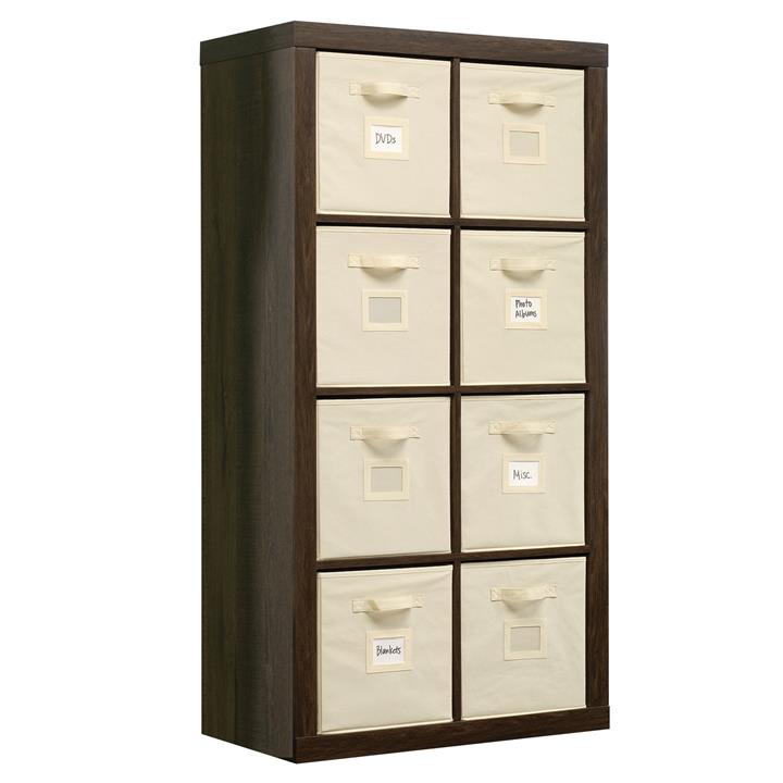 Marianne Storage Cube Cupboard Size Tall in Walnut by U.S Designs by U