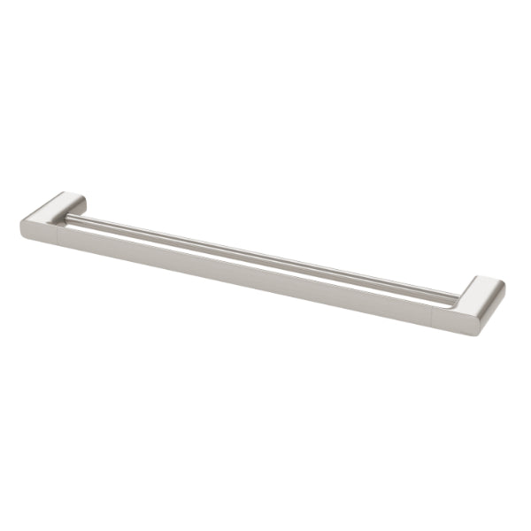 Phoenix Nuage Double Towel Rail 600mm Brushed Nickel by PHOENIX