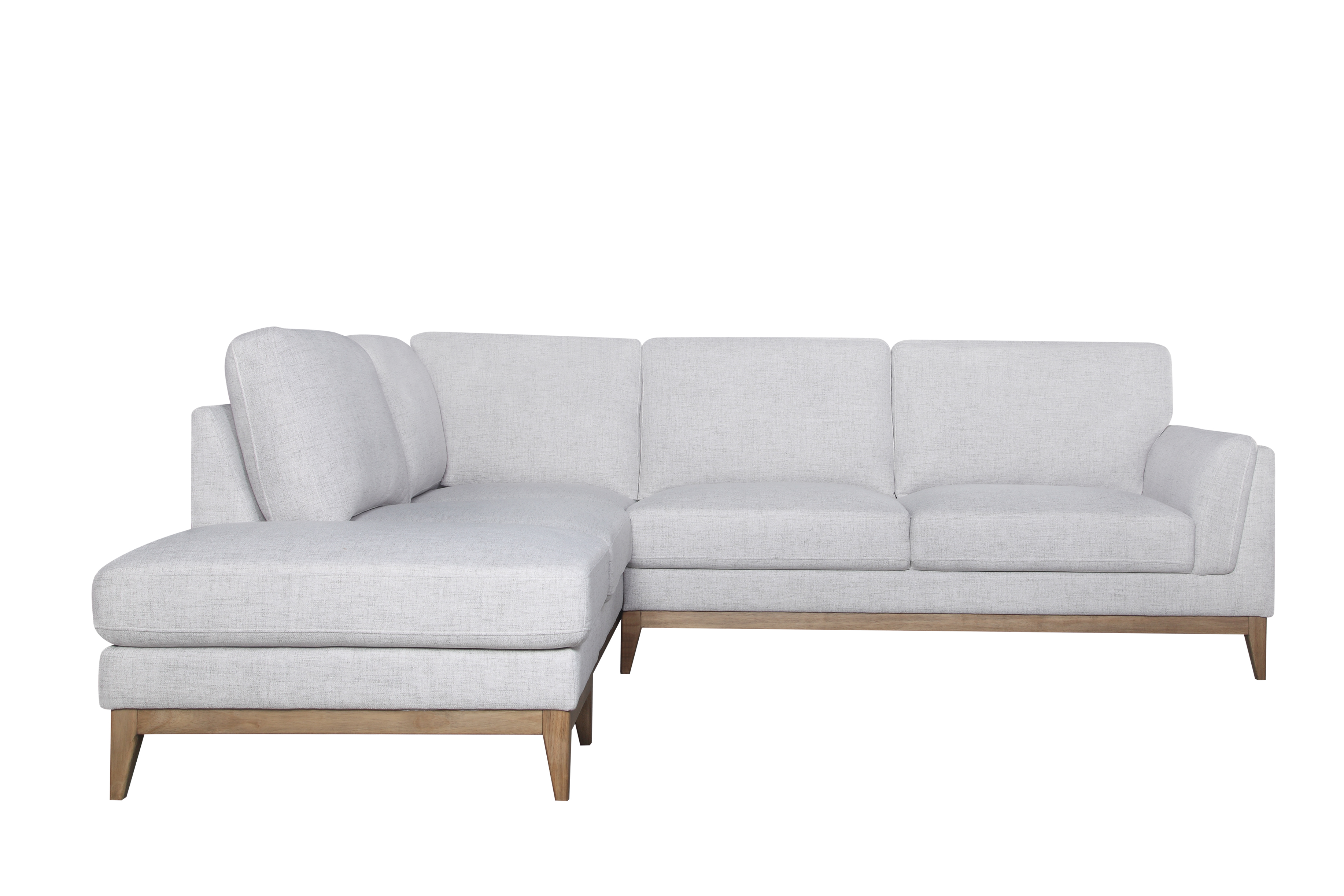 Mimi Luna Flint Corner Sofa & Ottoman Left Hand Facing by James Lane