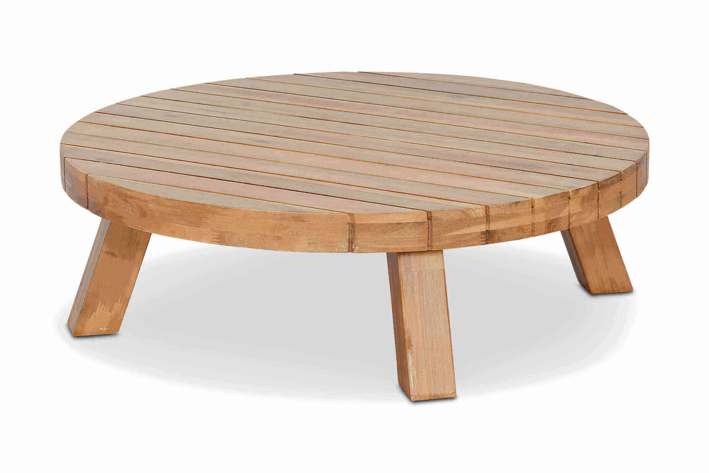 Malibu Large Coffee Table Modern Coffee Table, Solid Acacia With A
