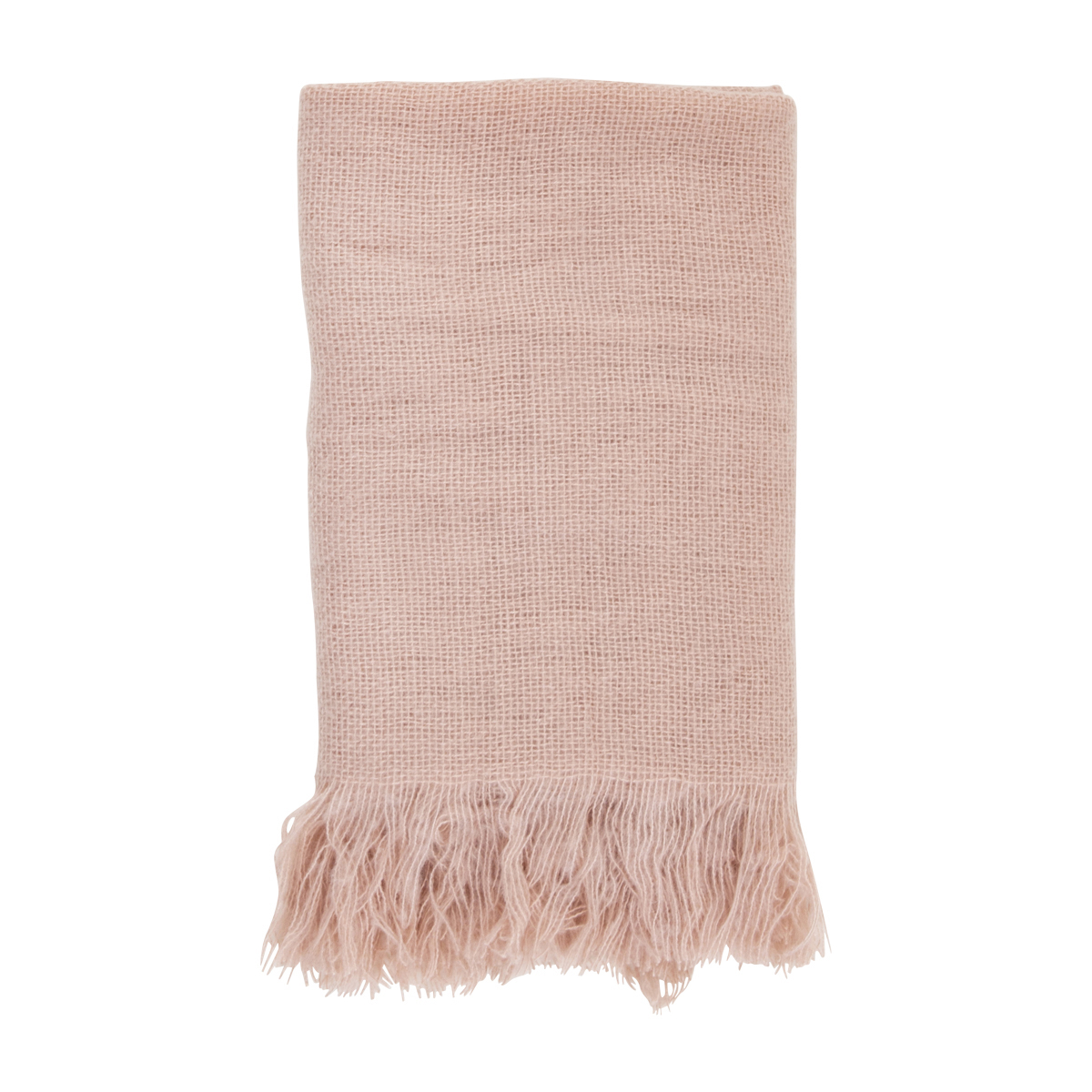 Habitat Imitation Mohair Throw Blush Standard Throw by Habitat Style