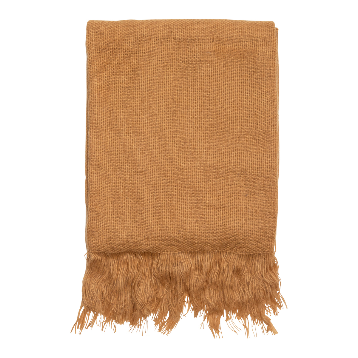 Habitat Imitation Mohair Throw Caramel Standard Throw by Habitat Style Sourcebook