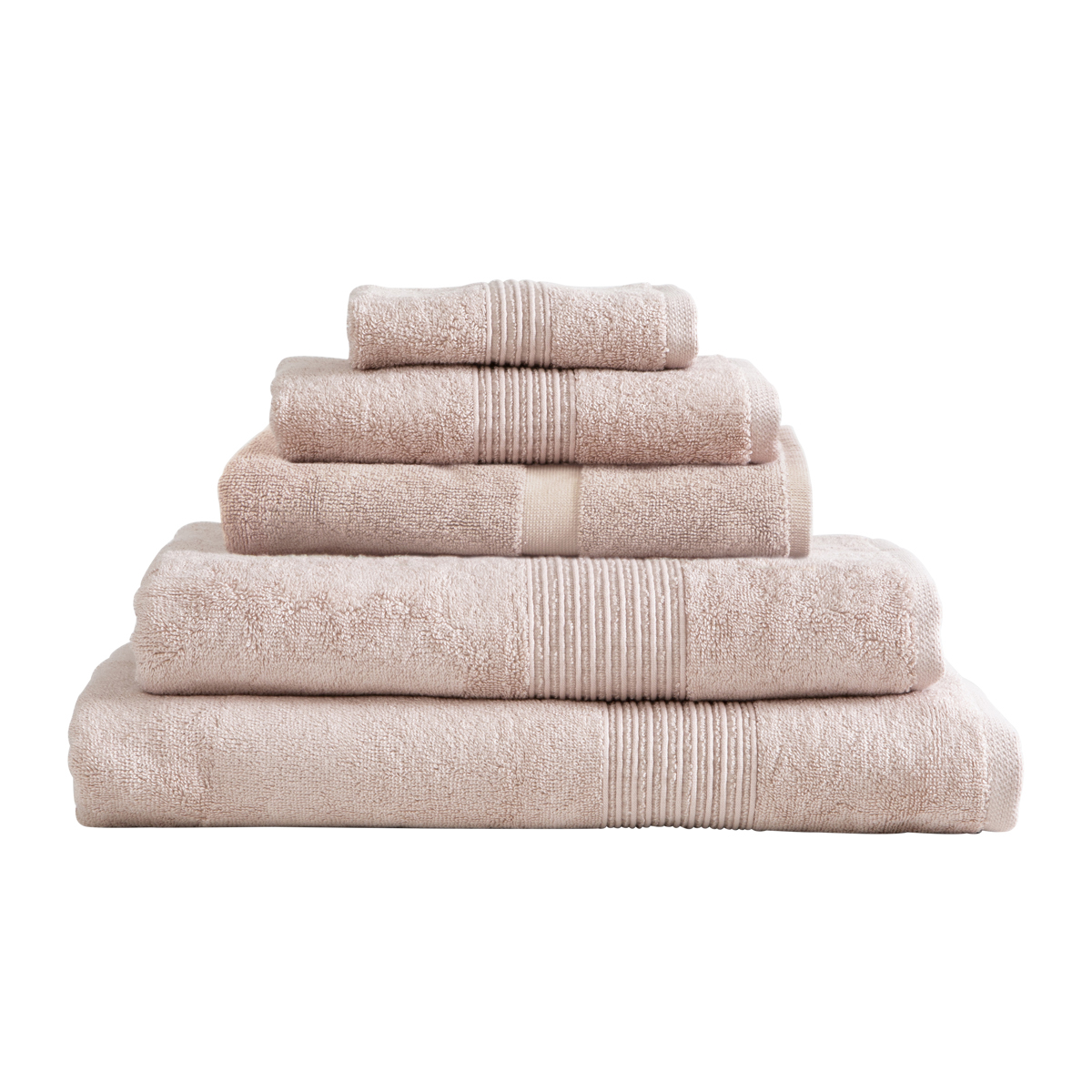 Muse Royale Towel Range Pale Blush Standard Towelling Bath Mat by Muse