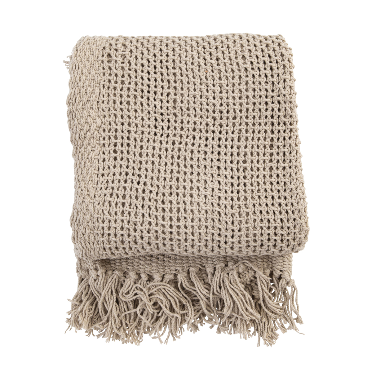 Habitat Calypso Knit Throw Taupe Standard Throw by Habitat Style Sourcebook