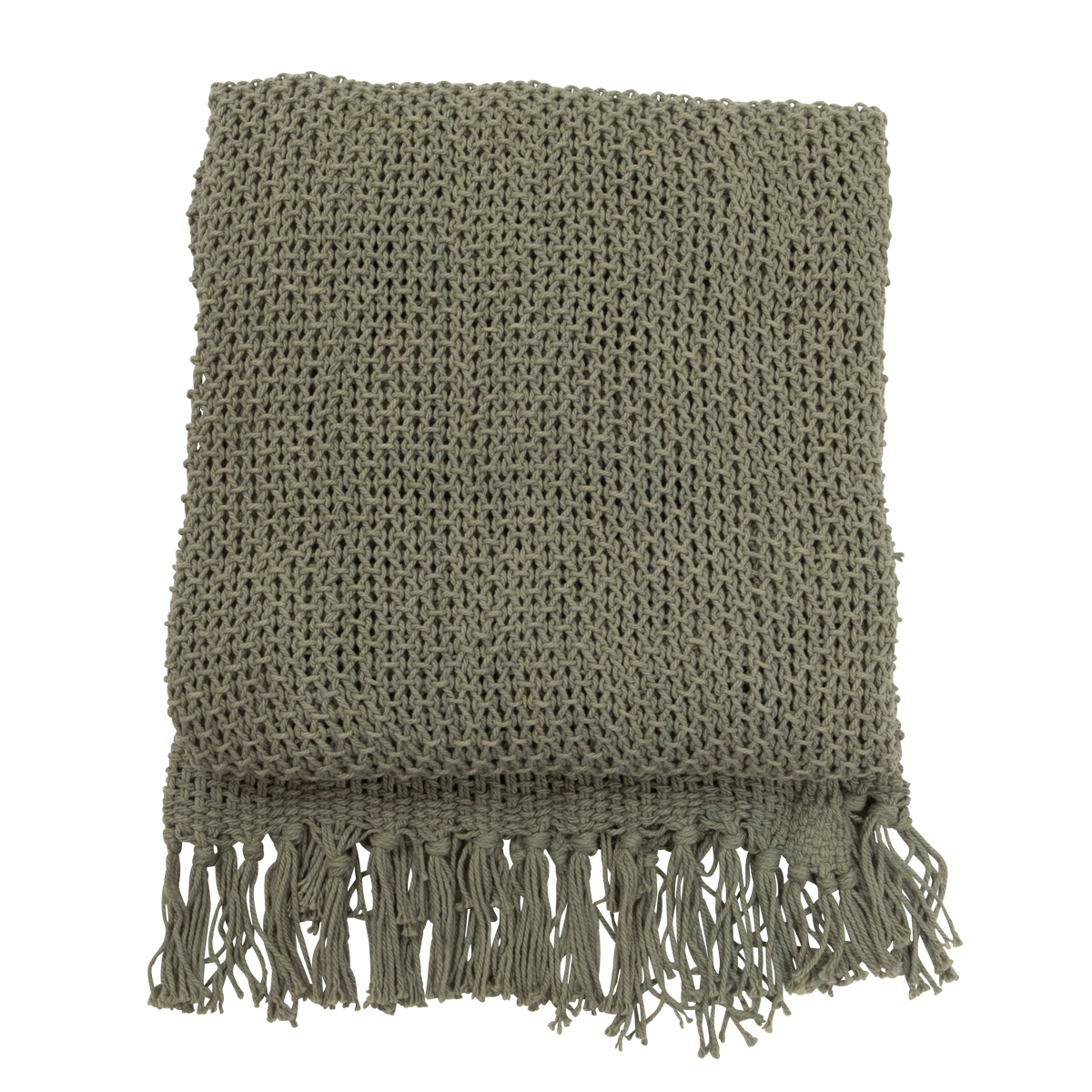 Habitat Calypso Knit Throw Sage Standard by Habitat Style Sourcebook