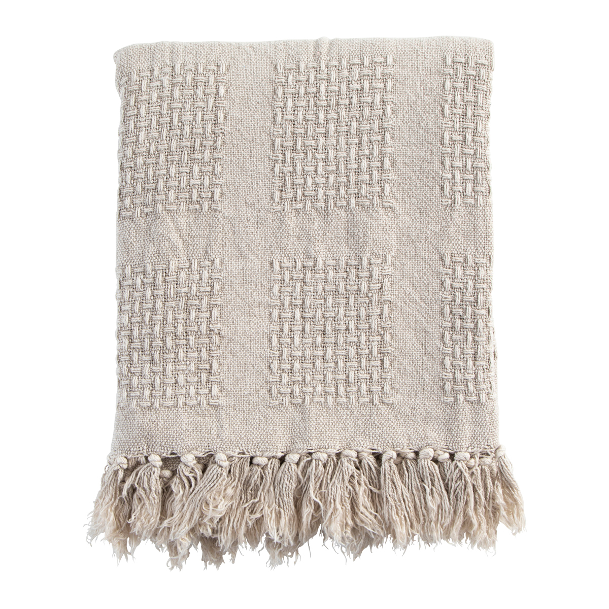 Habitat Tallow Throw Natural Standard Throw by Habitat Style Sourcebook