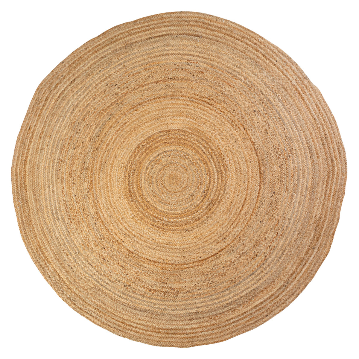 Habitat Larsen Round Floor Rug Jute Round 200Cm Floor Rug by Habitat