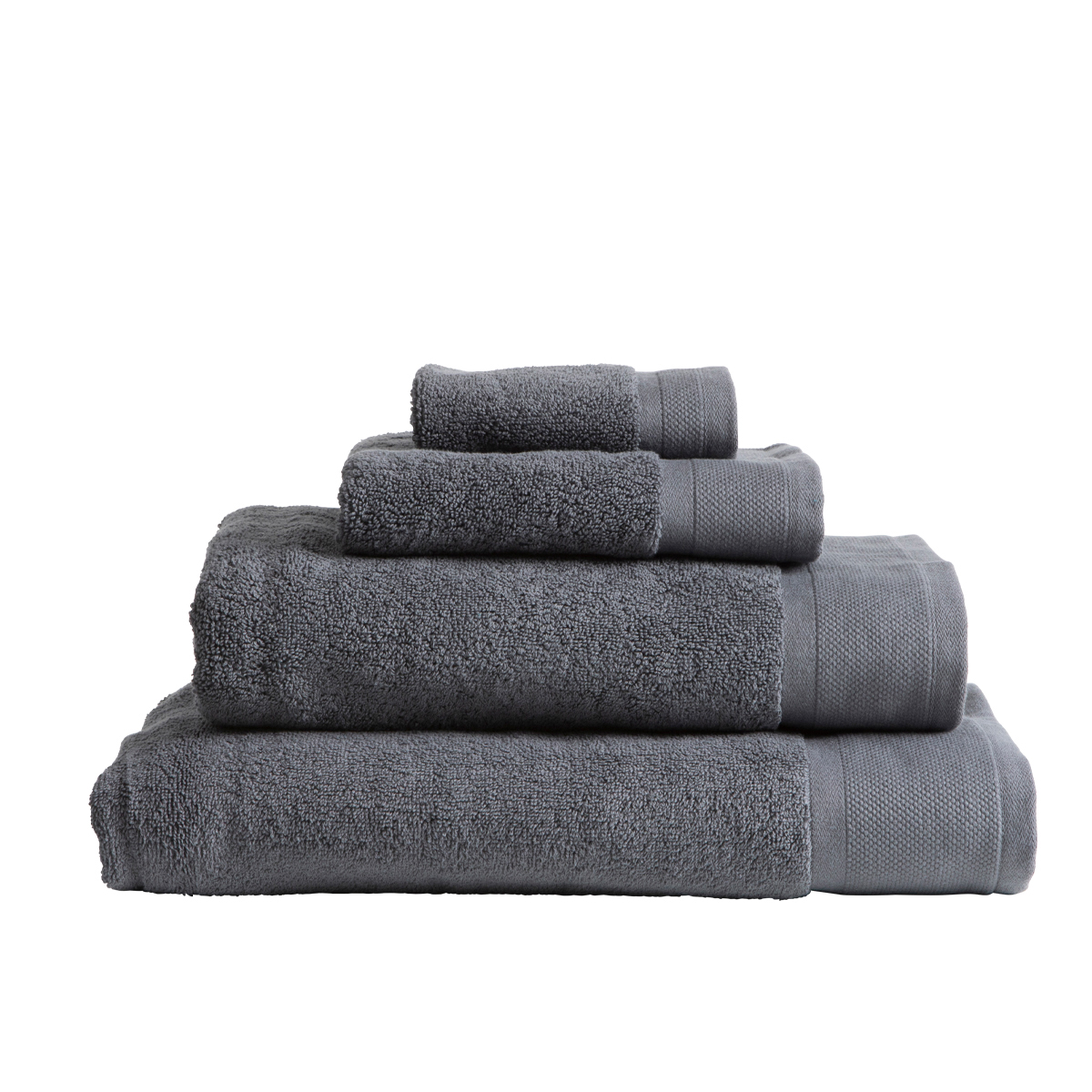 Habitat Lotus Towel Range Charcoal Standard Washer by Habitat Style