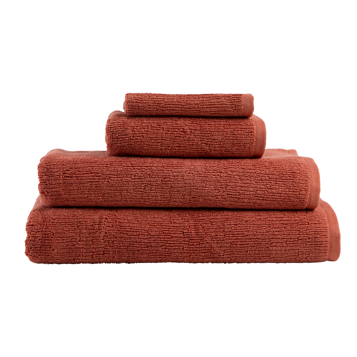 The Cotton Company Sanibel Towel Range Rust Standard Bath Sheet by The
