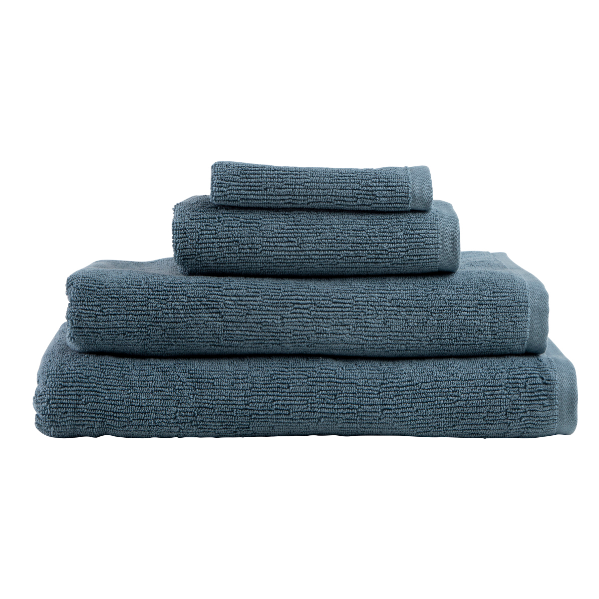 The Cotton Company Sanibel Towel Range Denim Standard Towelling Bath